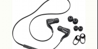 The Plantronics BackBeat Go Bluetooth Wireless Stereo Headset ($99) is this year's big music news from Plantronics. These are in-ear wireless buds, however they are still significantly larger than wired earbuds.  They are connected by a large, flat wire that keeps them from falling to the ground every time you take them from your ears. The wire also has the inline switch and microphone.  Having the mike on the cord is a plus because you can pull it closer to your mouth if you find yourself in a setting that requires you to speak softer or compete wint loud environmental noise.<br /><br />
