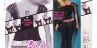 <strong>Barbie Photo Fashion Doll Camera (38.00)</strong><br />
My two girls never shied away from technology, but many do, gravitating more to pretend doll play.  I think it is important that regardless of gender we all feel comfortable with technology and the toy may be just the sort of bridge to interest the pre-teen girl in your life into a new sphere of interest.  Inside this Barbie doll is a real digital camera; the lens embedded in her back.  You take a picture by pressing her jeweled belt buckle.  The images can be viewed on a computer, but they also display on Barbie's blouse, like a printed t-shirt. The pictures can be gussied up, adding stickers and backgrounds, by pressing on other buttons on the 11.5 inch tall doll.
