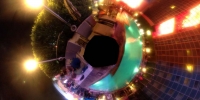 Sony finished the prequel day of E3 with a swank poolside cocktail party on the roof of the JW Marriot hotel.