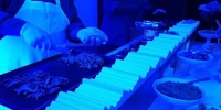 There was lots of incredible food at the Sony event: fresh tacos served with crab, duck, steak and pork were the main course. 